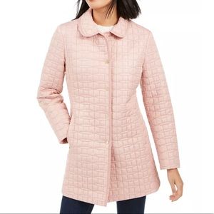 Kate Spade Pink Quilted Coat